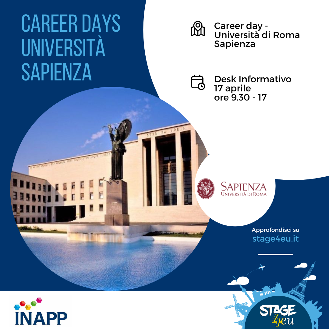 Stage4eu al Career Day dell’Università di Roma Sapienza