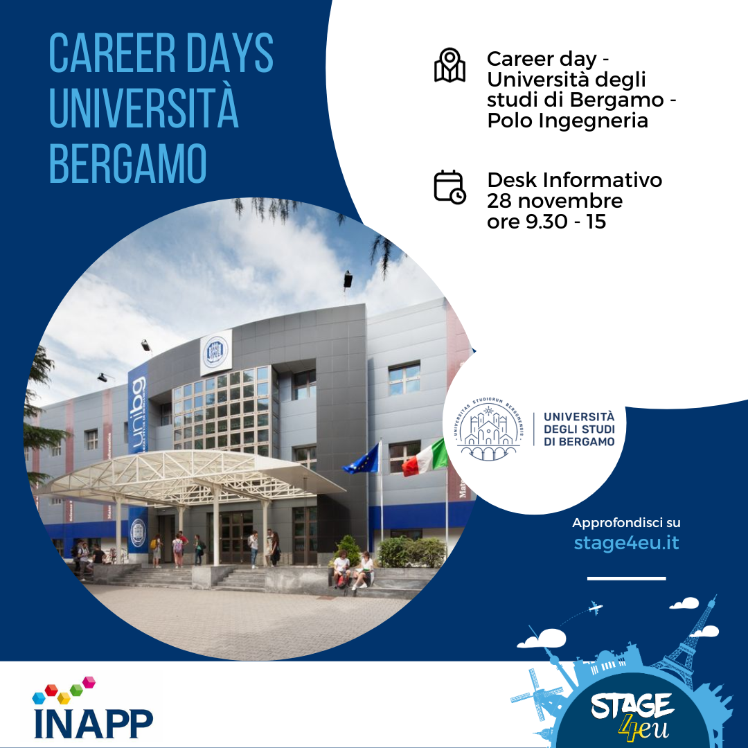 Stage4eu al Career Day dell’Università degli studi di Bergamo