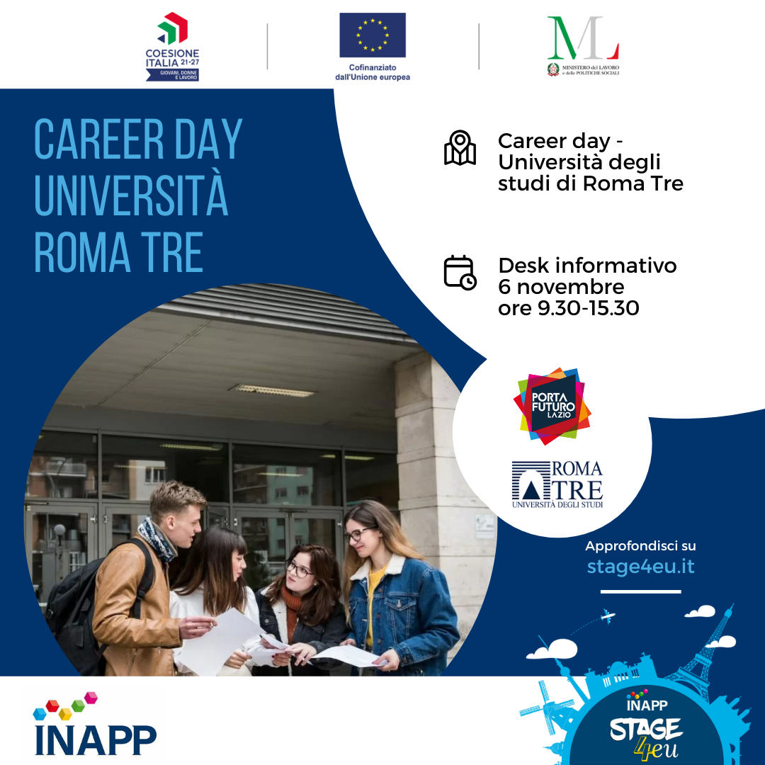 Stage4eu al Career Day dell’Università degli Studi Roma Tre 